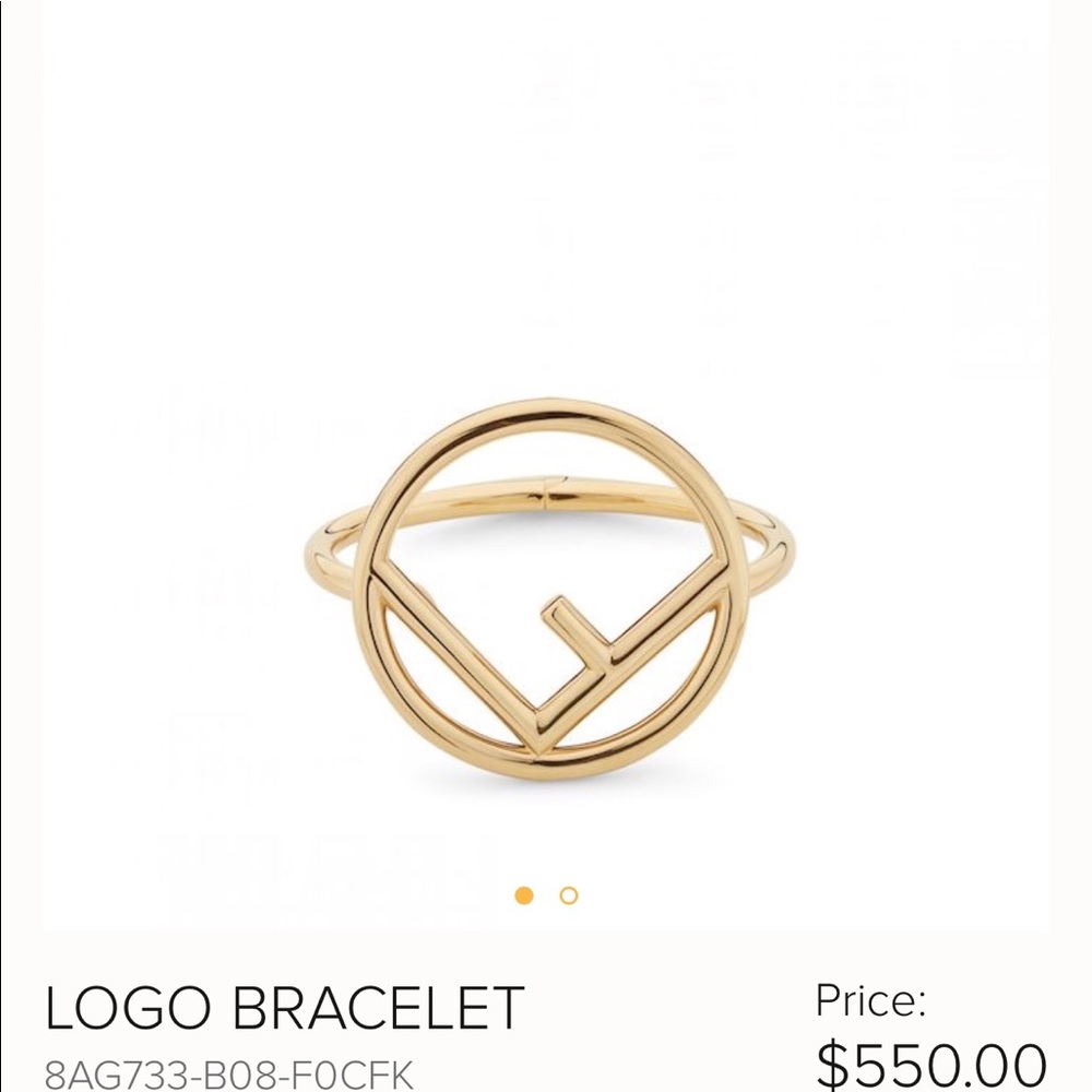 Fendi Logo Bracelet
